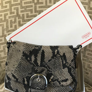Coach Python Shoulder Bag - NEW!